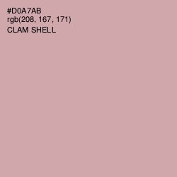 #D0A7AB - Clam Shell Color Image